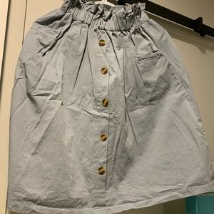 SHEIN light blue skirt
